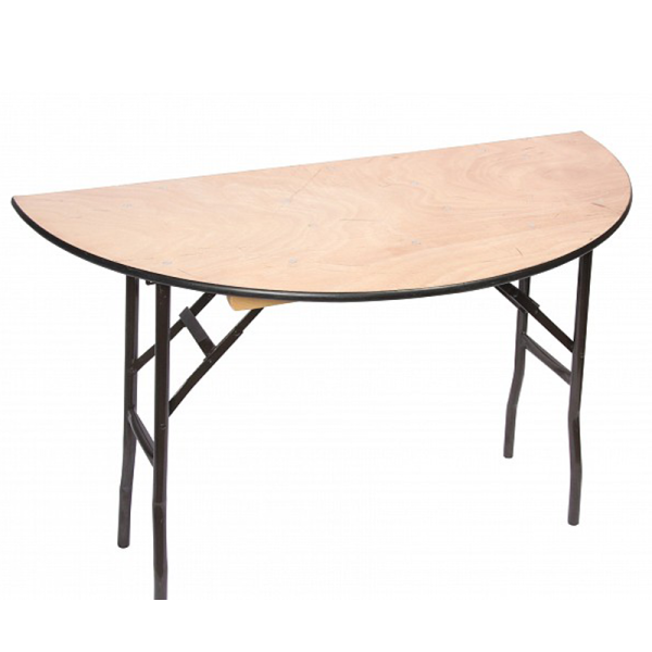 Furniture Hire 5' D End Table/Semi Circle
