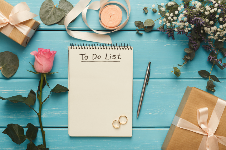 Wedding day schedule